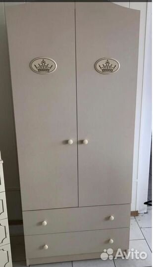 Шкаф детский двухсекционный