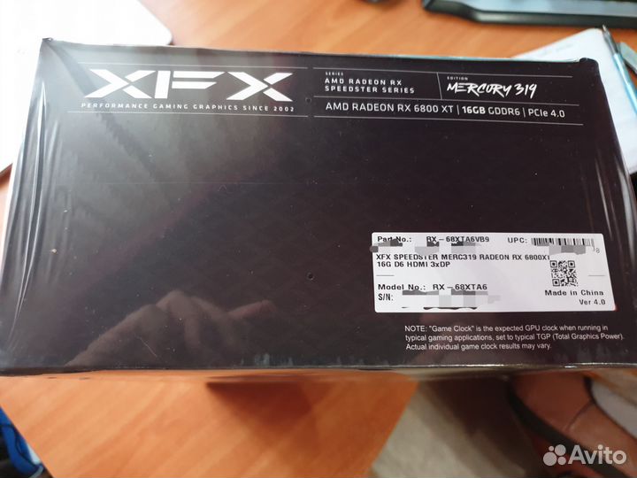 Видео карта rx 6800 xt XFX Merc 319