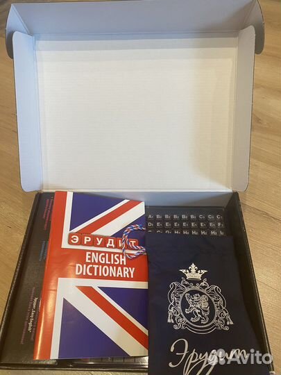 Настольная игра для изучения англиских слов Эрудит