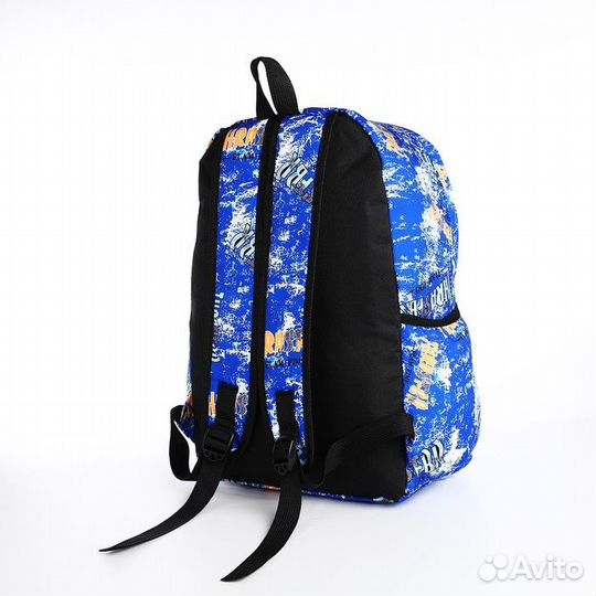 Рюкзак школьный из текстиля на молнии, 3 кармана