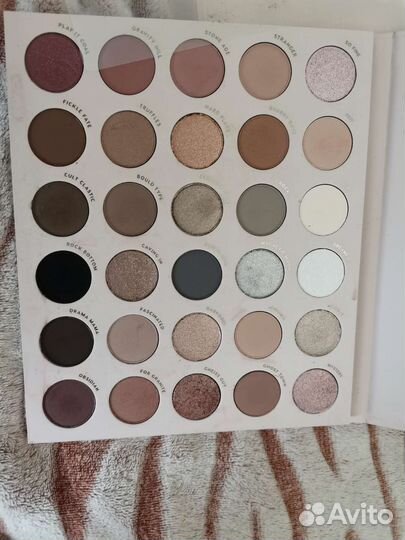 Палетки теней colourpop