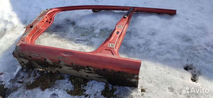 Nissan note правая, левая боковина порог со стойка