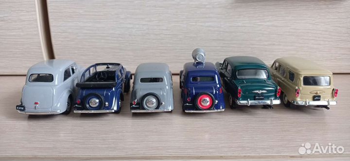 Автолегенды СССР (Москвичи) 1:43