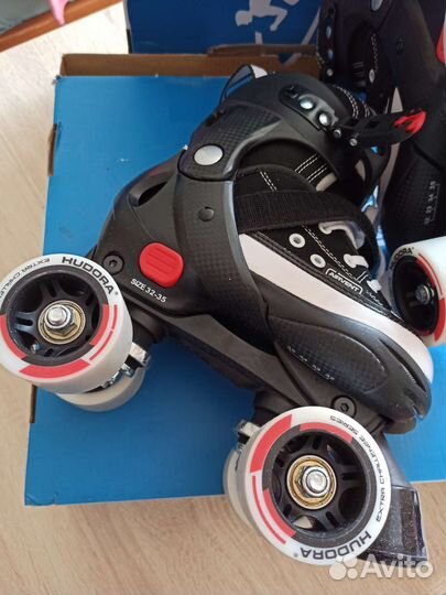 Раздвижные ролики hudora 32-35