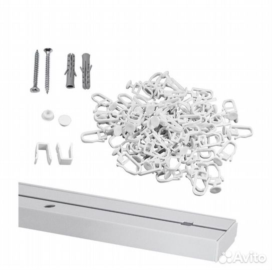 Карниз потолочный однорядный 3 шт 3 м