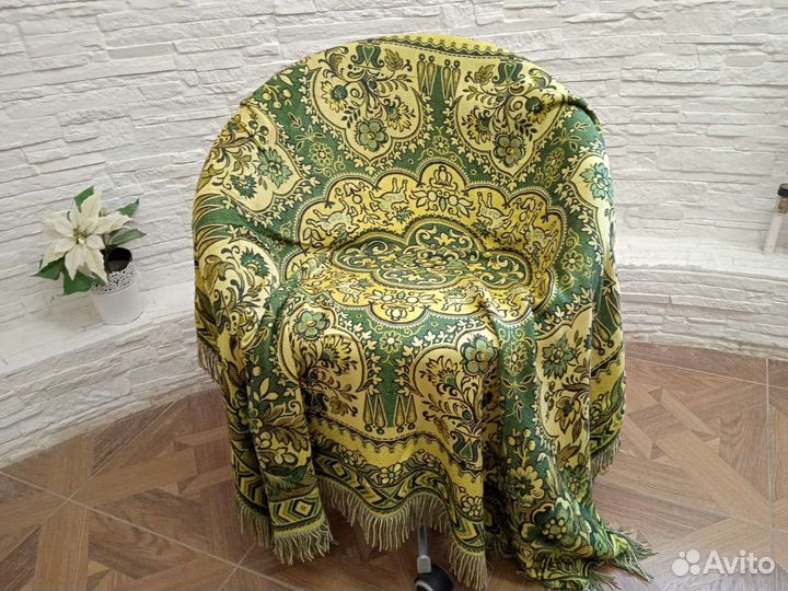 Покрывало жаккардовое СССР винтаж