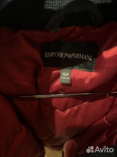 Куртка -пальто пуховая Emporio Armani оригинал