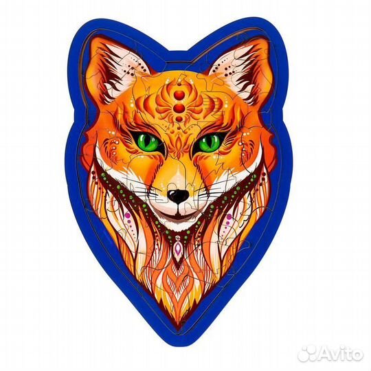 Деревянный пазл в рамке 