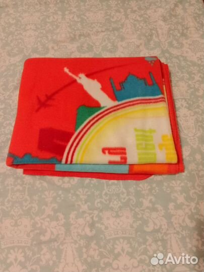 Детское флисовое одеяло новое