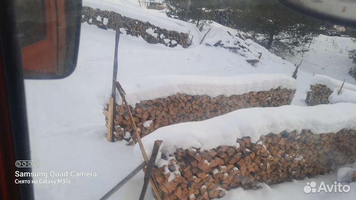 Дрова березовые колотые сухие