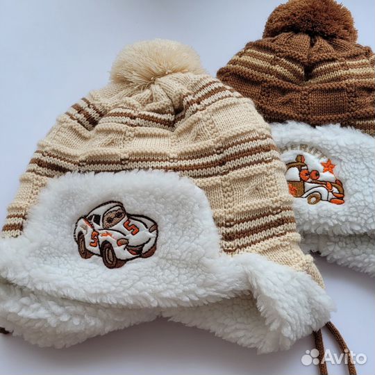 Шапки для мальчика р.50-52