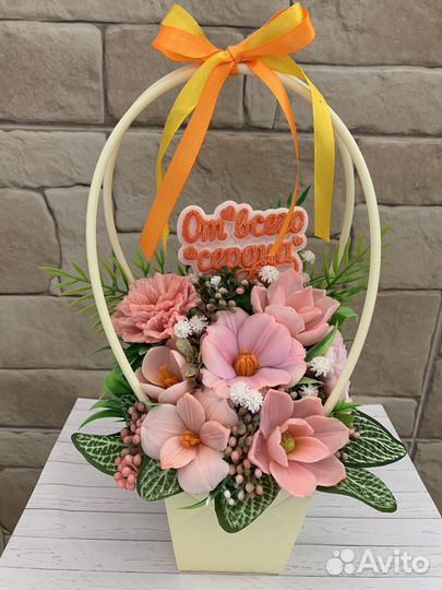 Букет из мыла,ручной работы