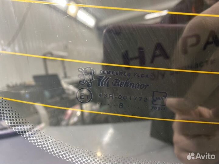 Стекло заднее Peugeot 206 2B TU3JP 2008