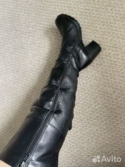 Зимние сапоги из натуральной кожи 37 р-р