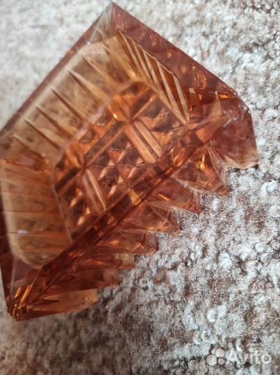 Пепельница СССР стекло