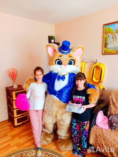 Ростовые куклы Кошка, Зайка,Буба,Котик на праздник