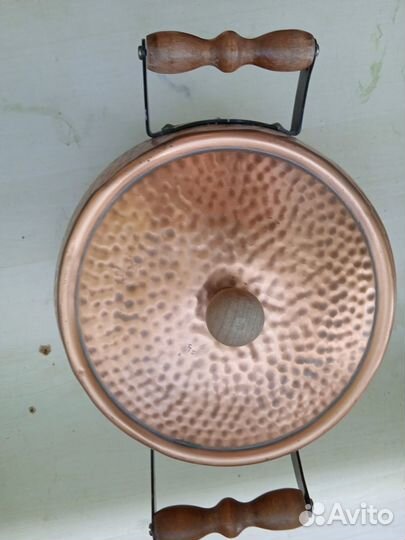 Антикварная медная кастрюля - 3,5л - редкая