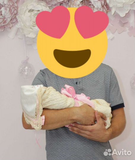 Детский плед на выписку