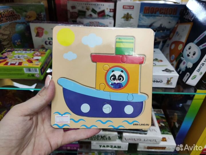 Пазл из крупных деталей