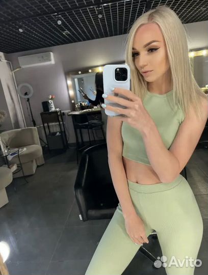 Костюм летний велосипедки + топ новый