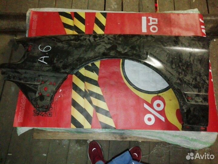 Крыло переднее левое Audi 100 4A2 3A 1991-1994