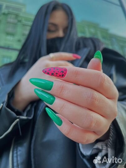 Коррекция наращённых ногтей