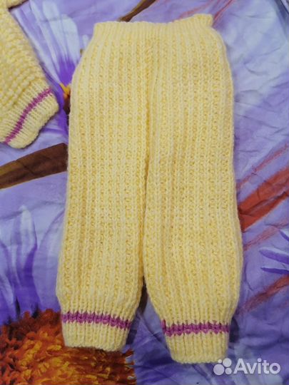 Костюм вязаный детский