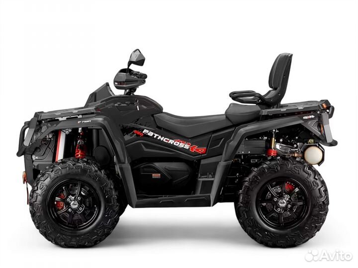 Квадроцикл Odes ATV650 двухместный черный