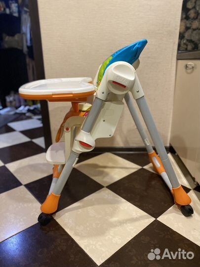 Стульчик для кормления chicco polly