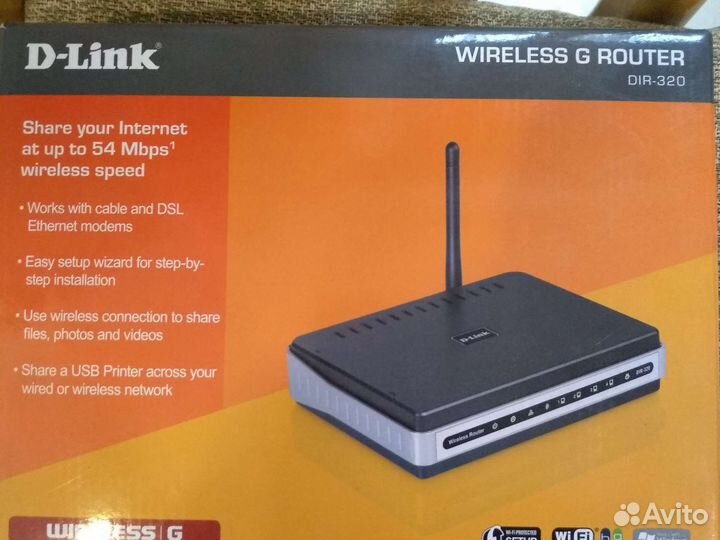 Wifi роутер D link Dir-320