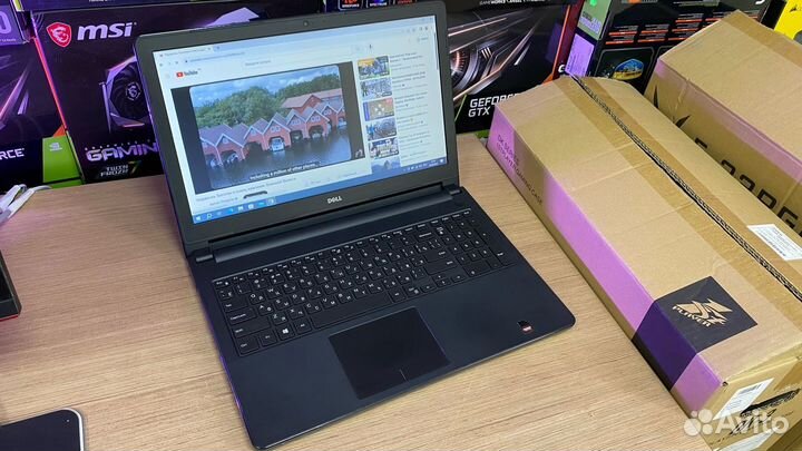 Ноутбук dell для работы с гарантией/Core i5/8G/SSD