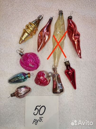 Елочные игрушки СССР