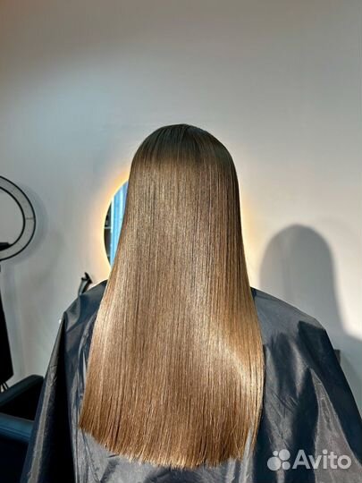 Кератиновое выпрямление