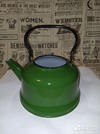 Чайник эмалированный СССР новый