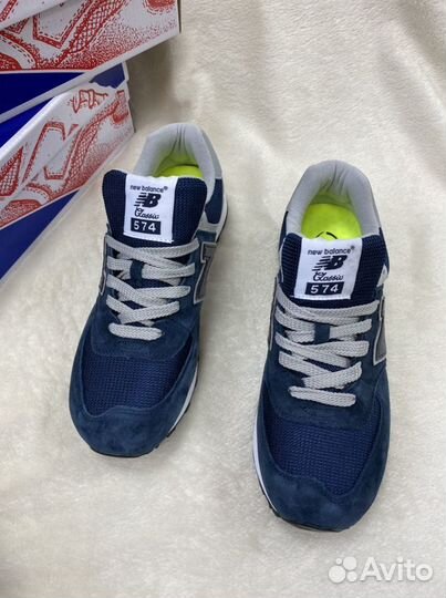 Мужские кроссовки New Balance 574 синие