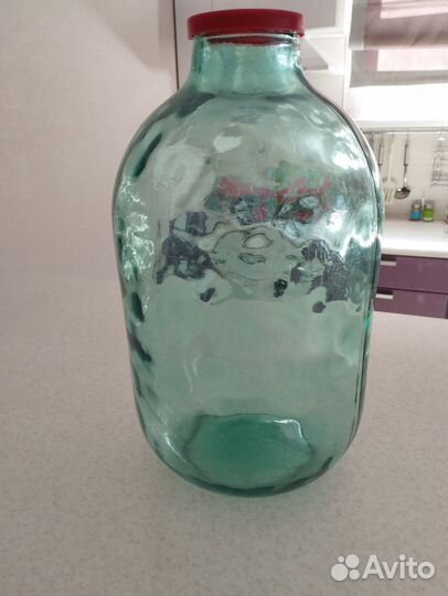 Банка 10 литров стеклянная