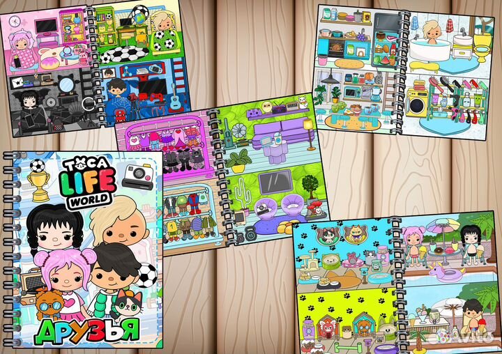 Игра на липучках Тока Бока