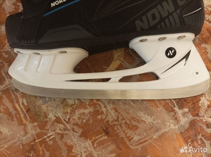Коньки хоккейные детские Nordway, размеры 35,36