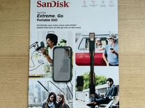 Sandisk extreme Go portable SSD 1TB новый