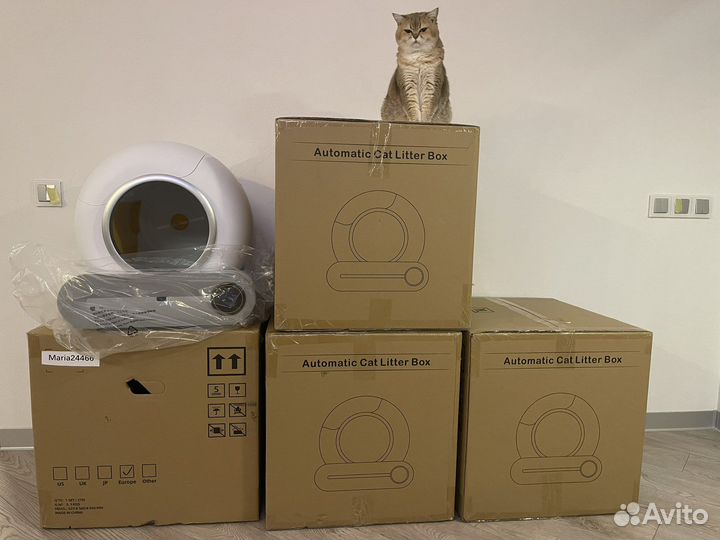 Автоматический лоток туалет для кошек Tonepie