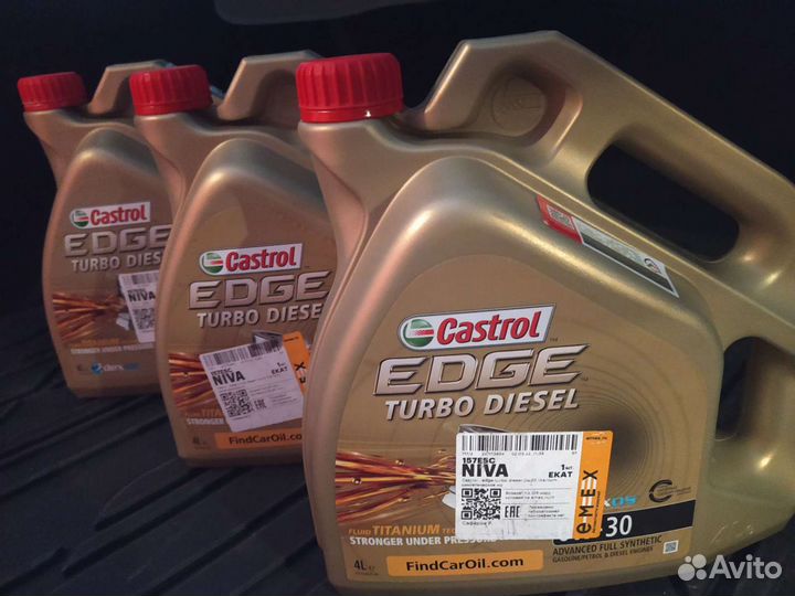 Масло моторное castrol edge turbo diesel 0w30 (ase