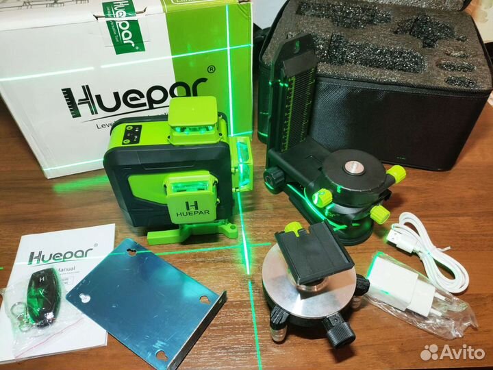 Лазерный уровень 4D Huepar 904DG