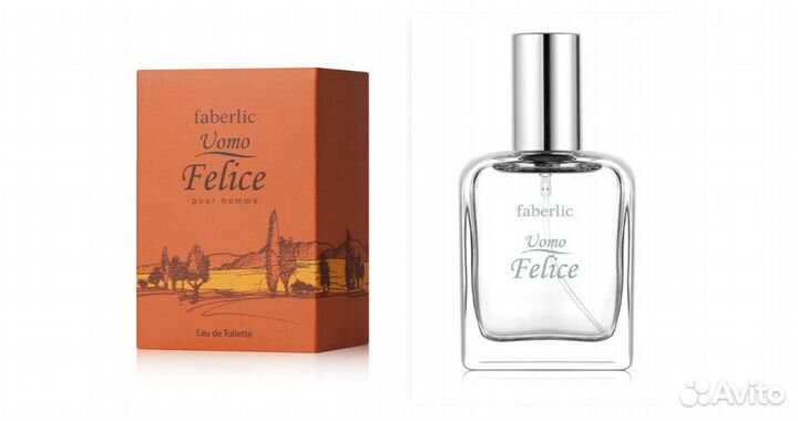 Мужская туалетная вода Uomo Felice 35мл Faberlic