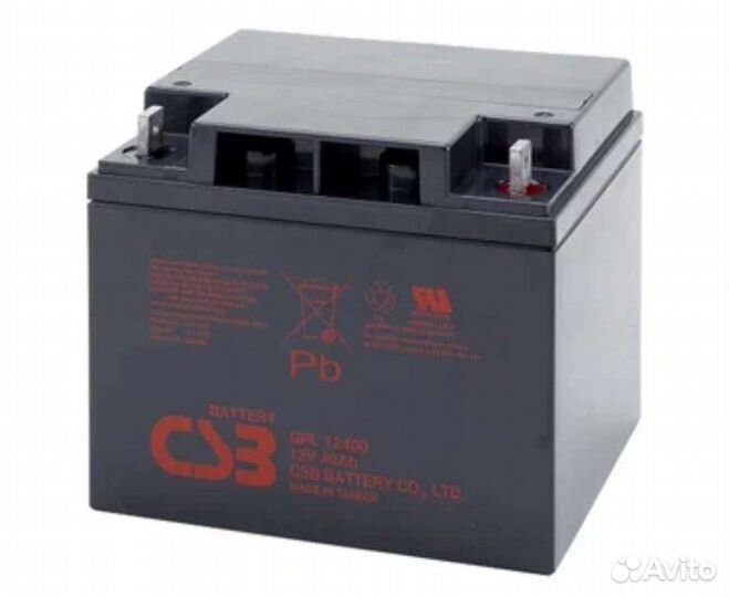 Аккумулятор CSB GP12400 12v 40a новый