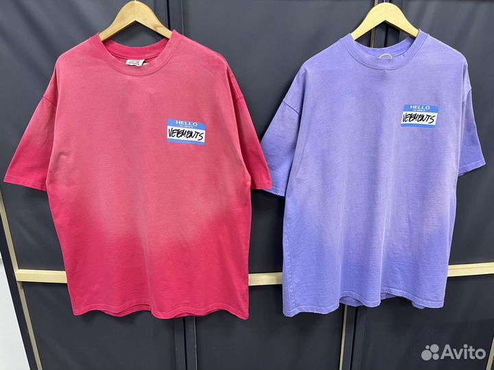 Футболка vetements оверсайз унисекс (хит 2024)