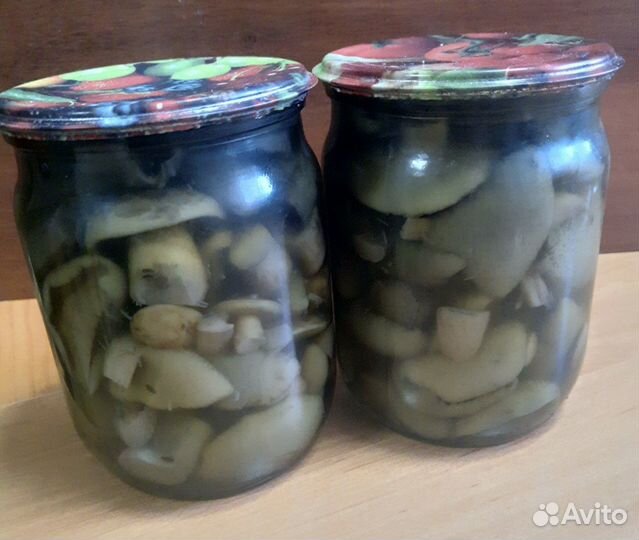 Боровики лесные маринованные