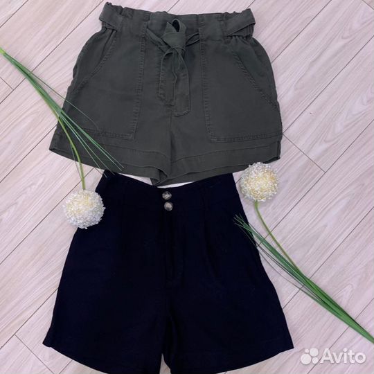 Шорты H&M и Stradivarius