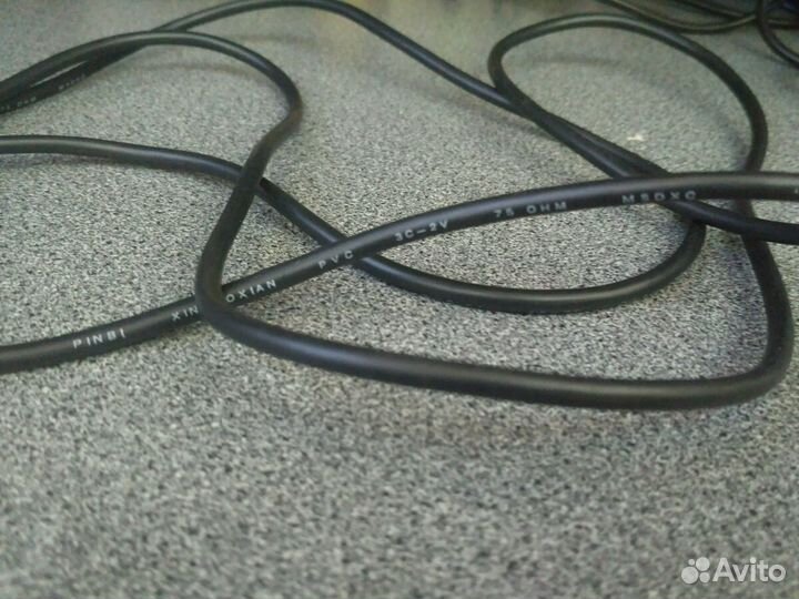 Av, видео кабель 1rca тюльпан