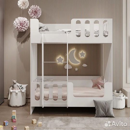 Кроватка двухярусная детская новая