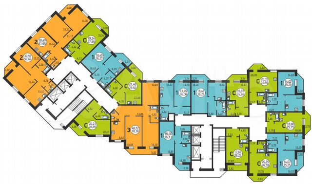 1-к квартира, 36 м², 7/20 эт. на продажу в Новосибирске Купить квартиру Авито